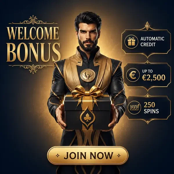 Der Emir präsentiert SpinSahara Willkommensbonus-Geschenk mit goldenem Glanz und Login-Portal